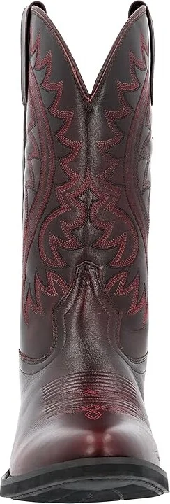Durango Shyloh Cowboy Boots Burnished Burgundy : 9 EE - Wide, Leather - Image 5