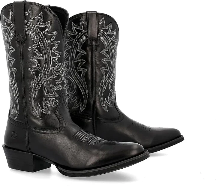 Durango Shyloh Cowboy Boots Onyx : 10 D - Medium, Leather