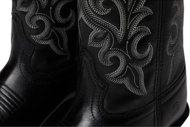 Durango Shyloh Cowboy Women's Boots Black Onyx : 7 B - Medium, Leather - Image 7