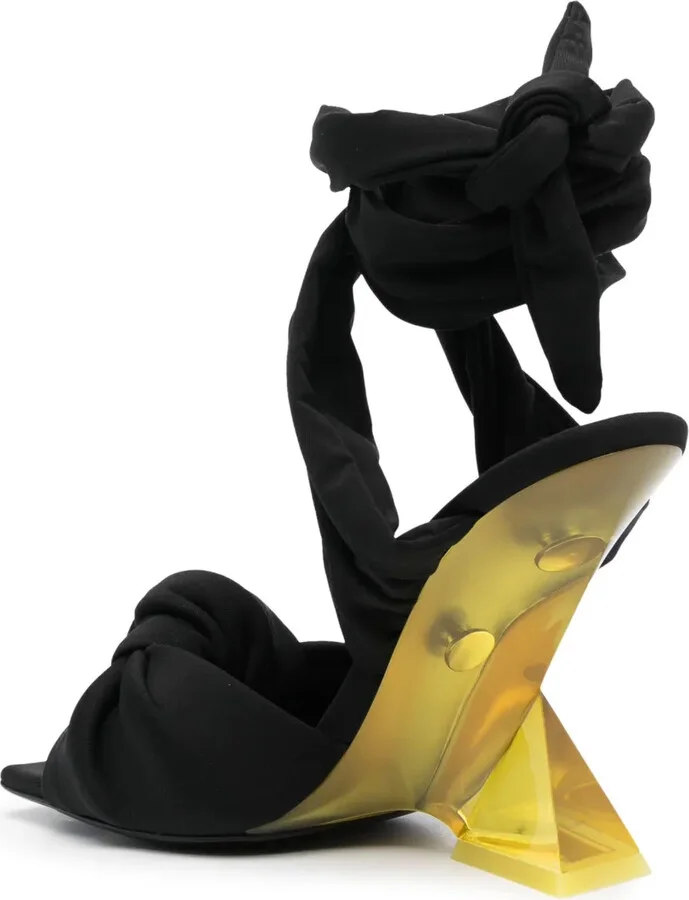 Duse 85mm sculpted-heel sandals - Image 3