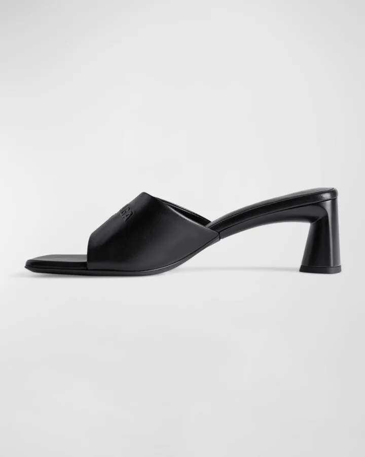 Dutyfree Leather Logo Mule Sandals - Image 3
