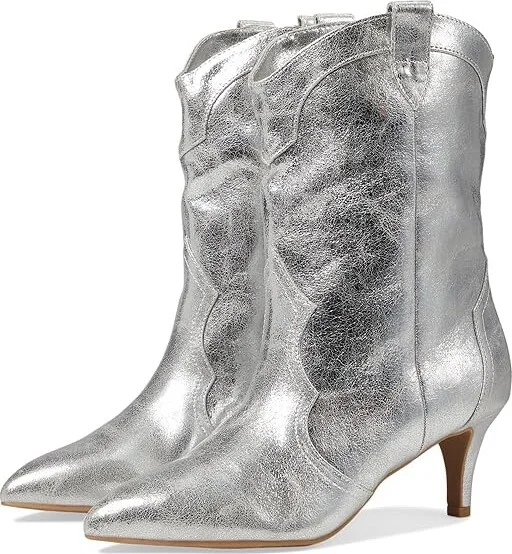 DV by Dolce Vita Andres Women's Boots Silver : 8.5 M, Synthetic