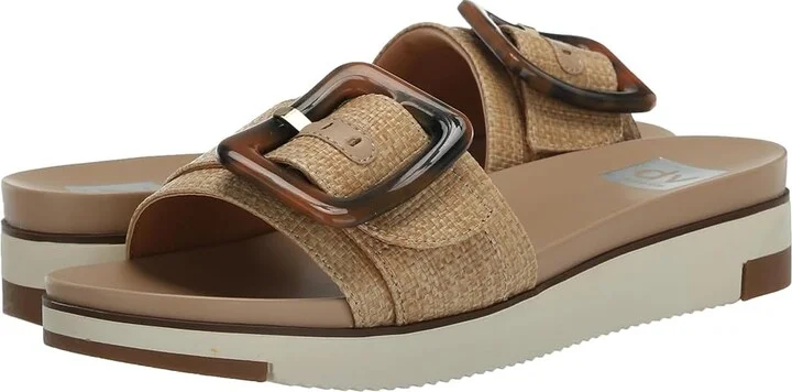 DV by Dolce Vita Caster Women's Sandals Raffia : 7 M, Leather