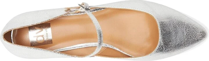DV by Dolce Vita Dapper P Women's Flat Shoes Silver Pearl : 6.5 M, Synthetic - Image 2