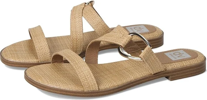 DV by Dolce Vita Elaine Women's Sandals Beige : 7.5 M, Synthetic