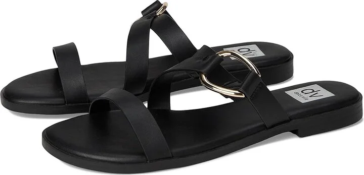 DV by Dolce Vita Elaine Women's Sandals Black : 6.5 M, Synthetic