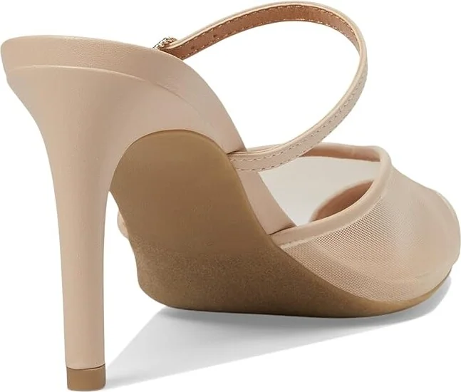 DV by Dolce Vita Elegant Women's Sandals Nude Mesh : 9 M, Leather - Image 4