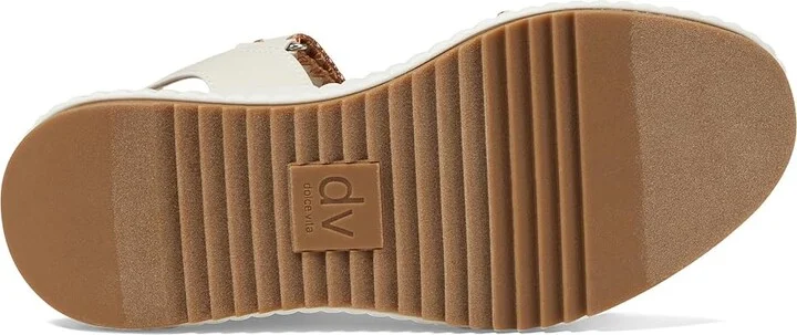 DV by Dolce Vita Franca Women's Sandals Ivory : 8.5 M, Leather/Rubber - Image 3