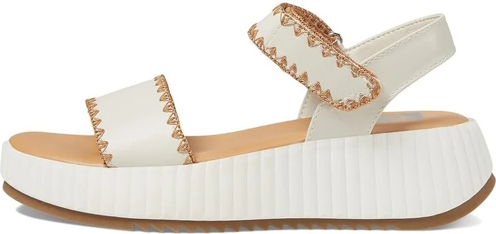 DV by Dolce Vita Franca Women's Sandals Ivory : 8.5 M, Leather/Rubber - Image 5