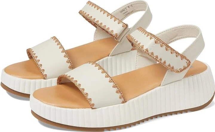 DV by Dolce Vita Franca Women's Sandals Ivory : 8.5 M, Leather/Rubber