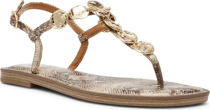 Beige Snake Print