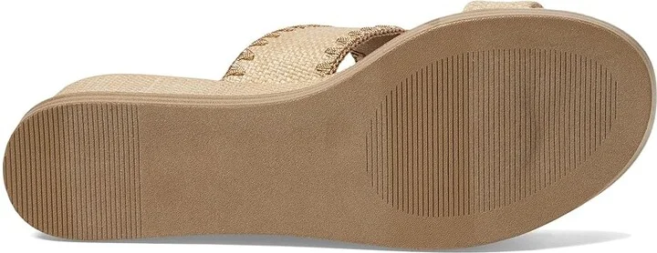 DV by Dolce Vita Konstance Women's Sandals Raffia : 9 M, Leather - Image 3