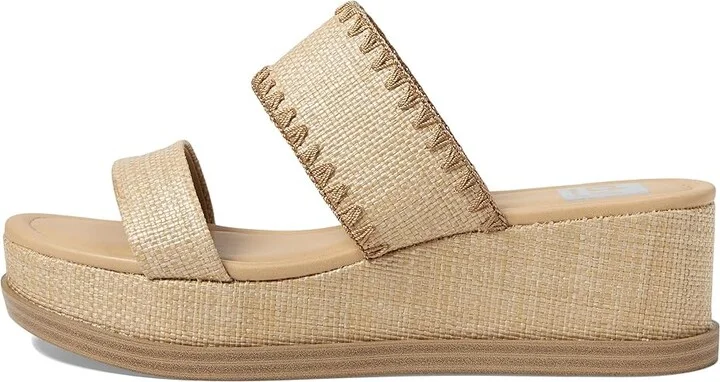 DV by Dolce Vita Konstance Women's Sandals Raffia : 9 M, Leather - Image 5