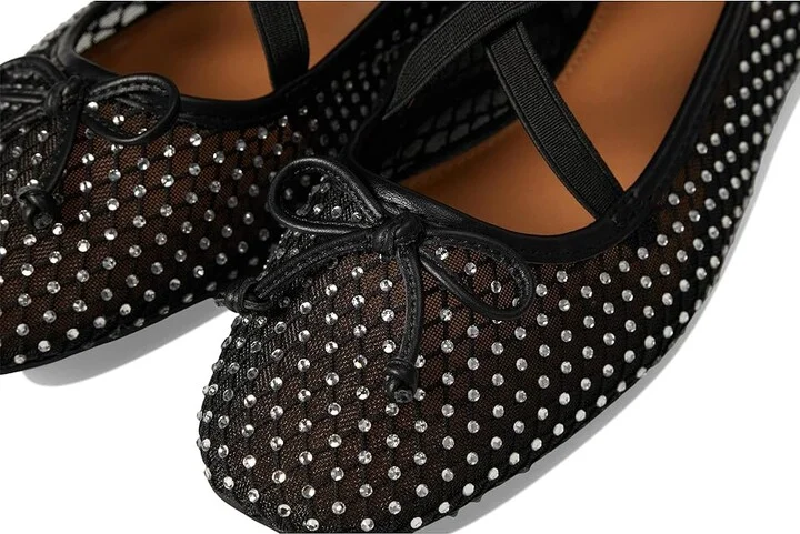 DV by Dolce Vita Maysa R Women's Flat Shoes Black : 9 M, Mesh/Vinyl - Image 7