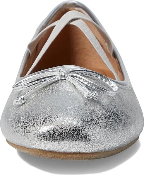 DV by Dolce Vita Maysa Women's Flat Shoes Silver : 6.5 M, Leather/Rubber - Image 2