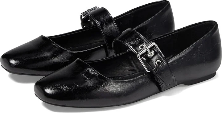 DV by Dolce Vita Mellie Women's Flat Shoes Black Patent : 9 M