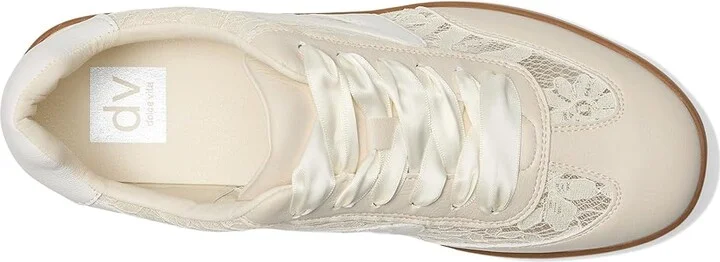 DV by Dolce Vita Valentina Women's Shoes Ivory Lace : 8.5 M, Leather/Rubber - Image 2