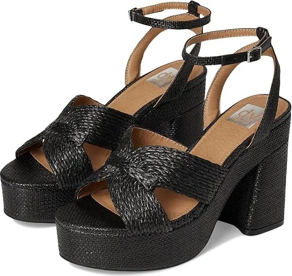 DV by Dolce Vita Waylan Women's Sandals Black : 9 M, Synthetic