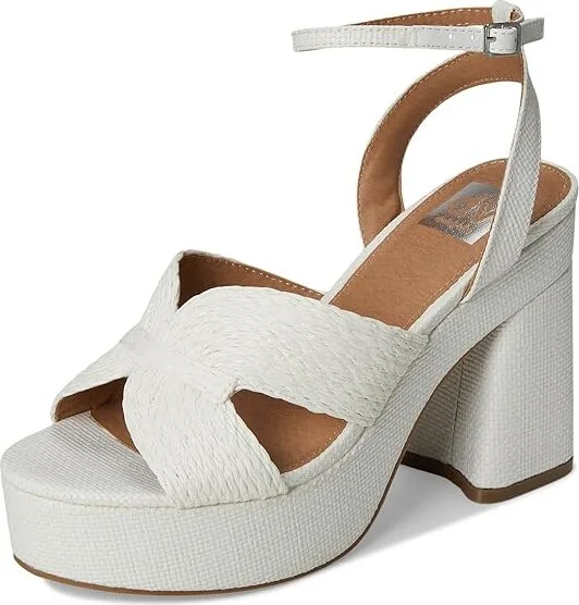 DV by Dolce Vita Waylan Women's Sandals White : 9 M, Synthetic - Image 3