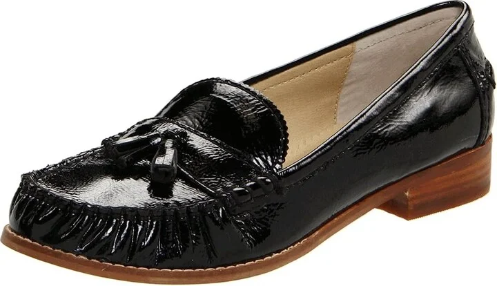 DV by Dolce Vita Wentz Women's Slip-on Dress Shoes Black Shiny : 8 M, Leather - Image 2