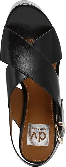 DV by Dolce Vita Wentz Women's Slip-on Dress Shoes Black Shiny : 8 M, Leather - Image 3