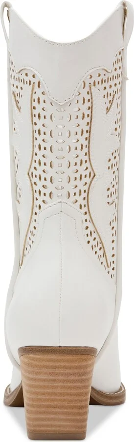 Dv Dolce Vita Women's Allure Cutout Eyelet Cowboy Western Booties - Image 3