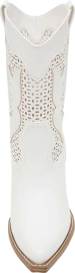 Dv Dolce Vita Women's Allure Cutout Eyelet Cowboy Western Booties - Image 4