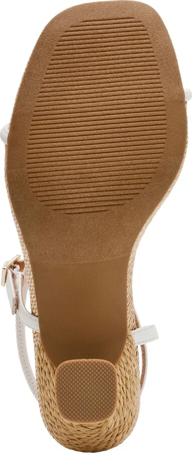 Dv Dolce Vita Women's Arria Strappy Dome-Stud Embellished Dress Sandals - White/Raffia Multi - Image 5