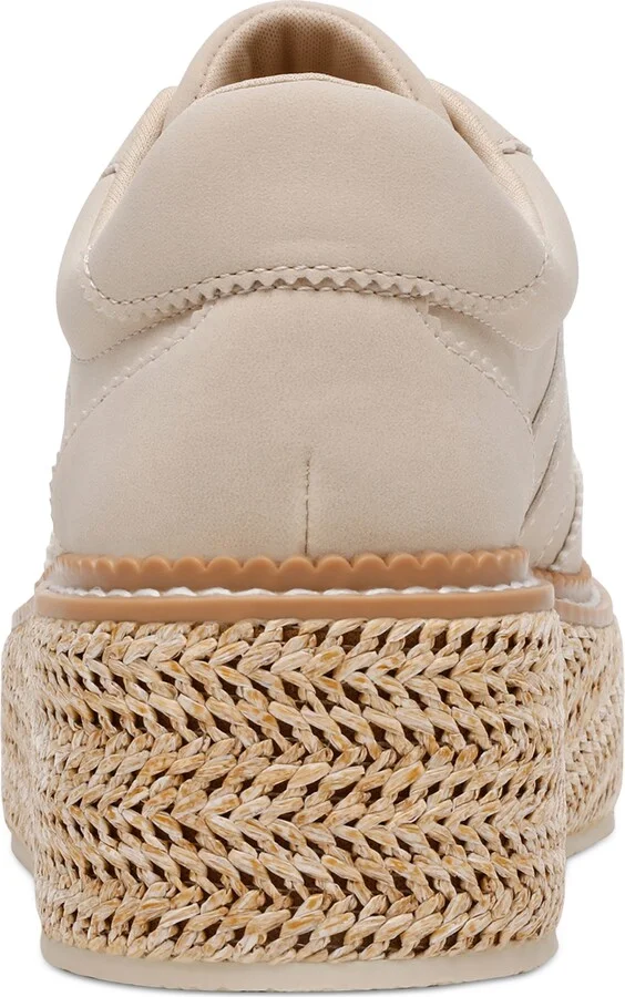 Dv Dolce Vita Women's Barkley Raffia Platform Lace-Up Sneakers - Image 3