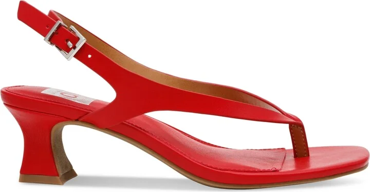 Dv Dolce Vita Women's Birdie Ankle-Strap Thong Heeled Dress Sandals - Image 7