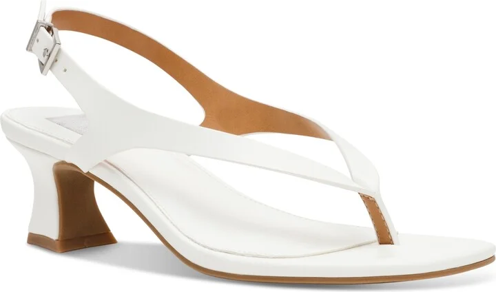 Dv Dolce Vita Women's Birdie Ankle-Strap Thong Heeled Dress Sandals
