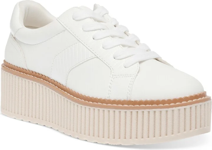 Dv Dolce Vita Women's Bubbles Platform Lace-Up Sneakers