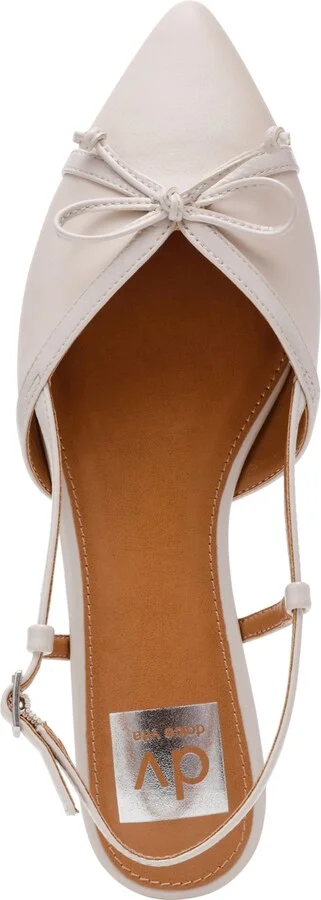 Dv Dolce Vita Women's Carsen Bow Pointed-Toe Slingback Flats - Image 4