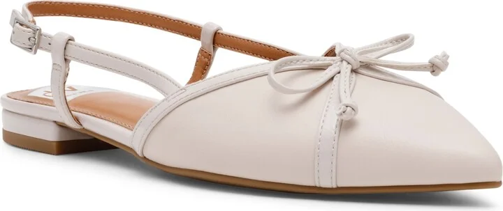 Dv Dolce Vita Women's Carsen Bow Pointed-Toe Slingback Flats