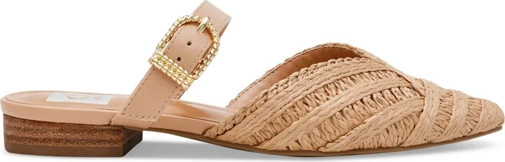 Dv Dolce Vita Women's Domain Raffia Woven Flat Mules - Image 2