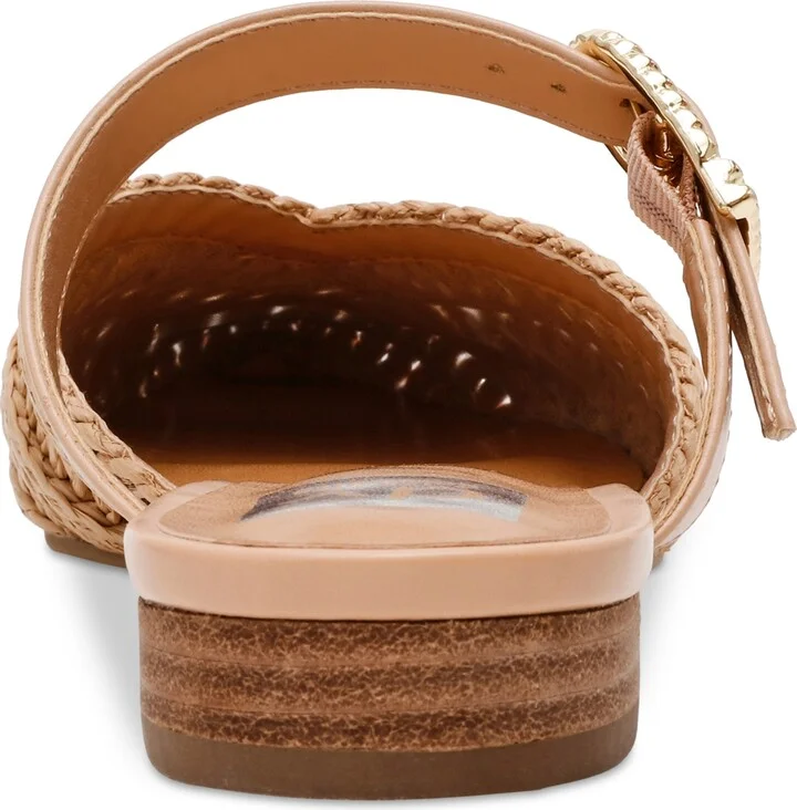 Dv Dolce Vita Women's Domain Raffia Woven Flat Mules - Image 3