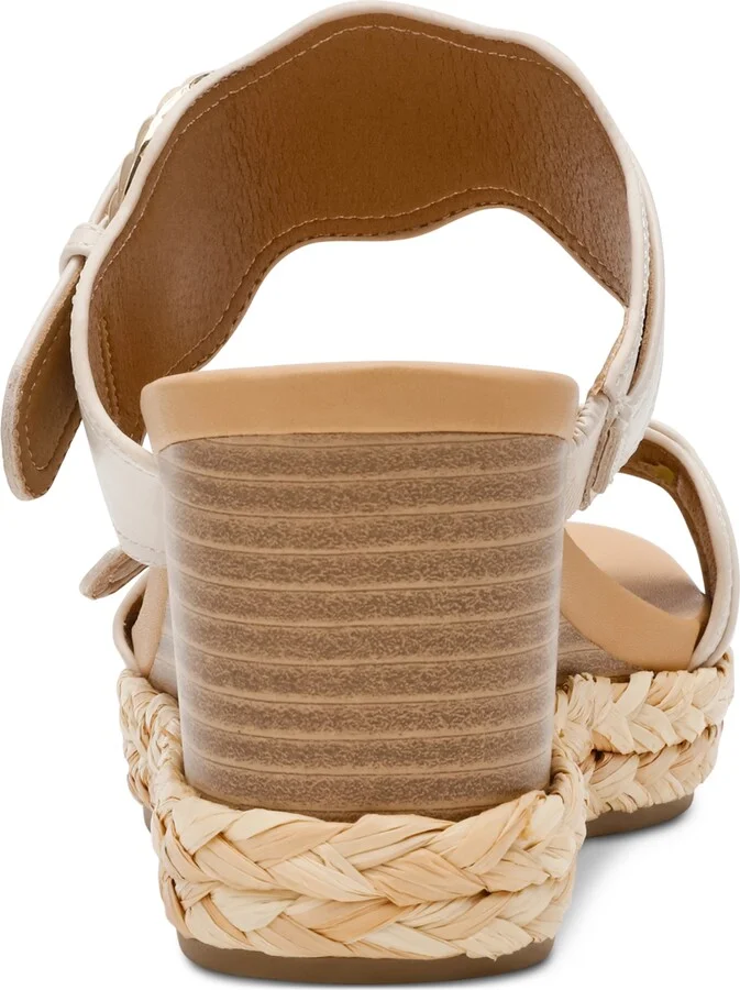 Dv Dolce Vita Women's Elio Double Buckle Wedge Sandals - Image 3