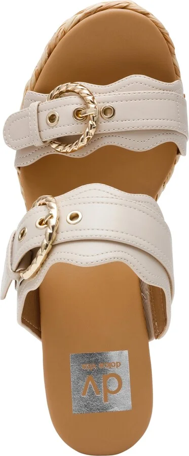 Dv Dolce Vita Women's Elio Double Buckle Wedge Sandals - Image 4
