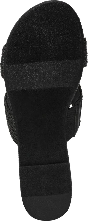 Dv Dolce Vita Women's Geeya Raffia Criss Cross Strap Flat Slide Sandals - Image 5