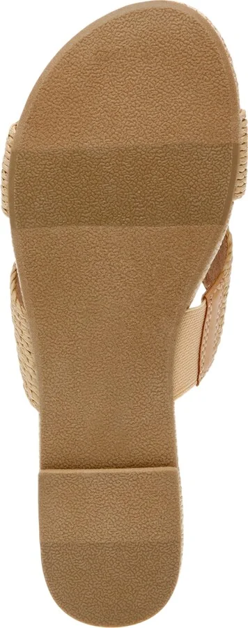Dv Dolce Vita Women's Geeya Raffia Criss Cross Strap Flat Slide Sandals - Image 10