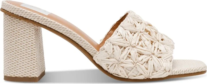 Dv Dolce Vita Women's Honey Raffia Block-Heel Dress Sandals - Image 2