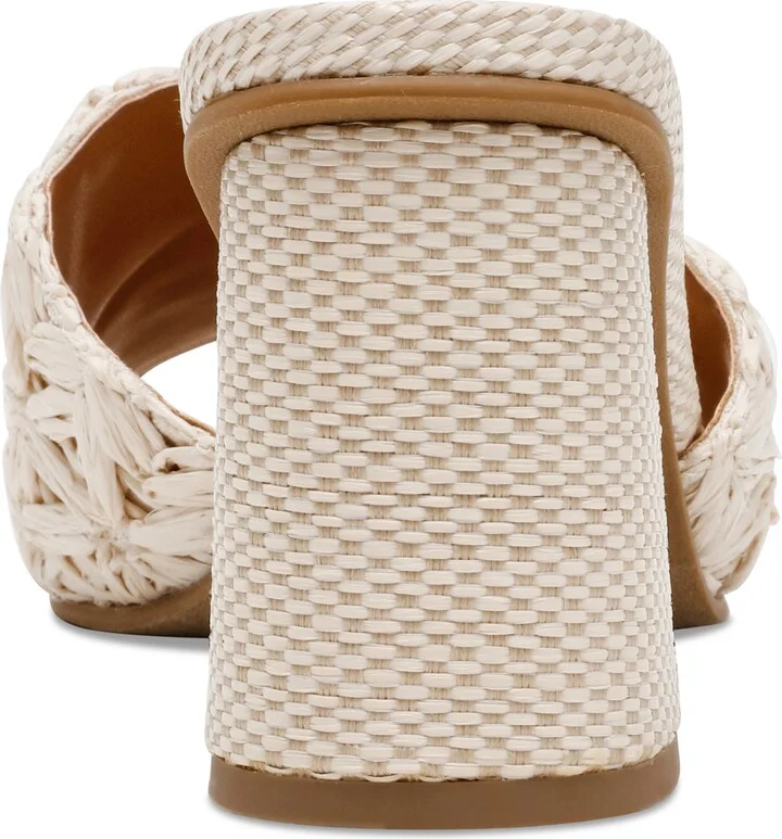 Dv Dolce Vita Women's Honey Raffia Block-Heel Dress Sandals - Image 3