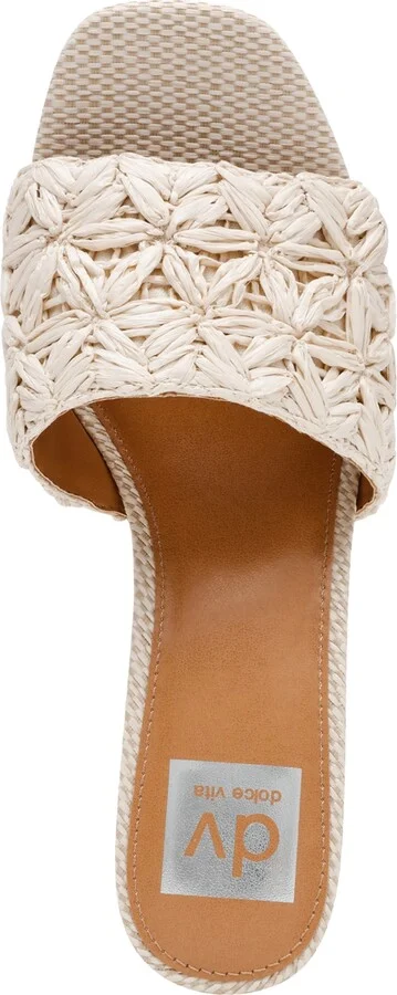 Dv Dolce Vita Women's Honey Raffia Block-Heel Dress Sandals - Image 4