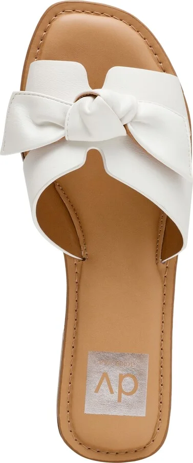 Dv Dolce Vita Women's Jada Bow Slip-On Flat Sandals - Image 9