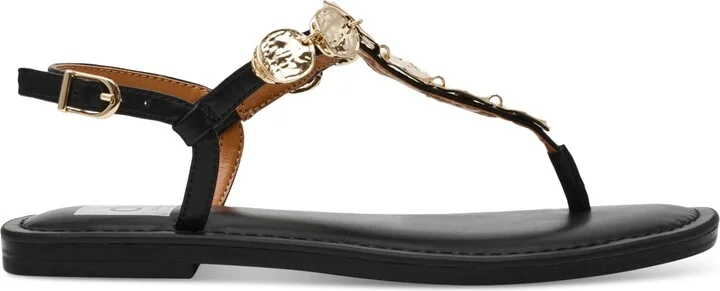Dv Dolce Vita Women's Jaime Embellished Jewelry T-Strap Flat Sandals - Image 2