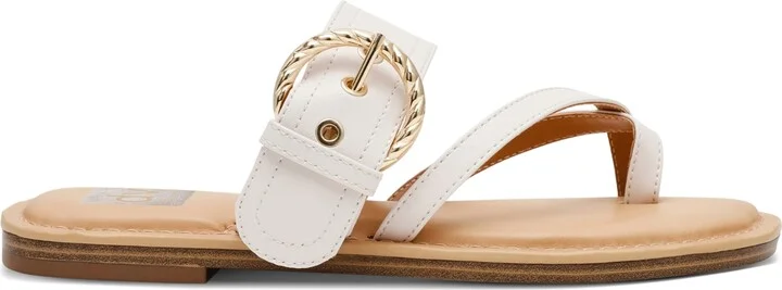 Dv Dolce Vita Women's Joolz Buckle Slip-On Flat Sandals - Image 2