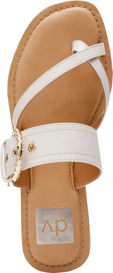 Dv Dolce Vita Women's Joolz Buckle Slip-On Flat Sandals - Image 4