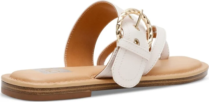 Dv Dolce Vita Women's Joolz Buckle Slip-On Flat Sandals - Image 6