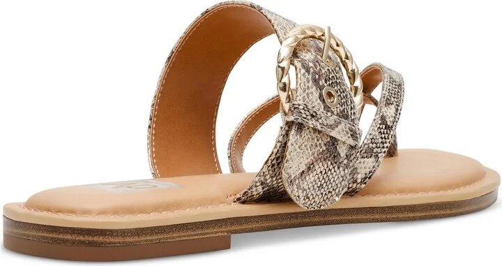 Dv Dolce Vita Women's Joolz Buckle Slip-On Flat Sandals - Image 11