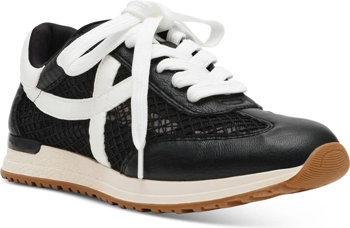 Dv Dolce Vita Women's Joque Mesh Sporty Retro Lace-Up Sneakers